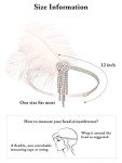 1920s Gatsby Inspired Feather Headband for Women