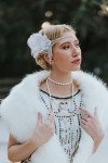 1920s Gatsby Inspired Feather Headband for Women