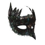 Feathered Bird Mask for Masquerade & Parties