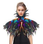 Feather Collar Cape 