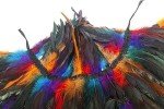 Feather Collar Cape 