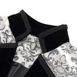 Men's Steampunk Gothic Tailcoat Jacket - Silver