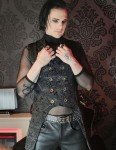 Gothic Black Steampunk Vest for Men