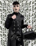 Gothic Black Steampunk Vest for Men