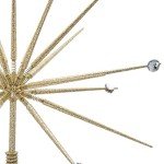 Gold Starburst Tree Topper for a Festive Touch