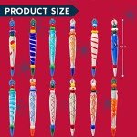 12 Colorful Glass Icicle Ornaments for Christmas