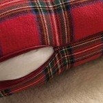 Christmas Tartan Throw Pillow Covers - Set of 2