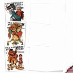 Vintage Christmas Card Collection - Set of 10