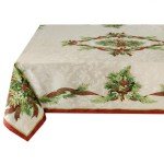 Festive Christmas Printed Tablecloth 