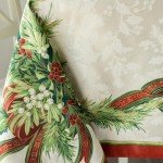 Festive Christmas Printed Tablecloth 