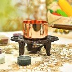 Rustic Cast Iron Teapot Warmer with Tealight Holder