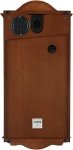 Elegant Wooden Chime Wall Clock by Bulova