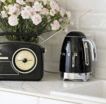 Retro Stainless Steel Electric Kettle with Temperature Control