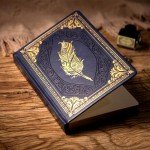 Vintage Leather Journal Notebook with Gift Box