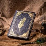 Vintage Leather Journal Notebook with Gift Box