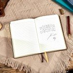 Vintage Leather Journal Notebook with Gift Box