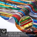 Vintage 3D Stained Glass Window Privacy Film