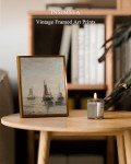 Vintage Canvas Wall Art: Scheveningen Boats Print