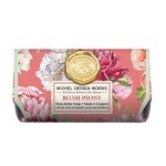 Blush Peony Large Bath Soap Bar by Michel Design