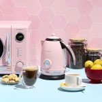 Retro Pink Stainless Steel Electric Tea Kettle | Classic Historia