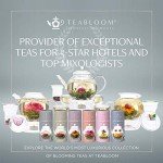 12-Pack Teabloom Flowering Tea Gift Canister in 12 Varieties