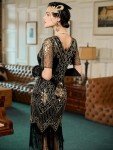 1920s Flapper Dress with Accessories - Great Gatsby