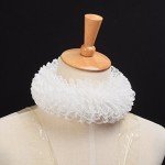 Lace Renaissance Neck Ruffle Collar - White