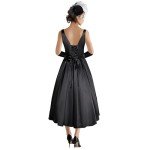 Vintage Audrey Hepburn Style Swing Tea Dress