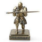 Medieval Knight Pen Holder with Letter Opener Gift 