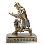 Medieval Knight Pen Holder with Letter Opener Gift 