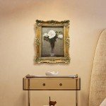 Vintage Floral 5x7 Picture Frame - Antique Bronze