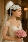 1920s Flapper Feather Headband for Gatsby Parties
