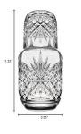 Godinger Night Carafe Set for Midnight Sips