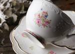 Vintage Floral Porcelain Tea Set with Warmer