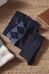 Mens Assorted Pattern Dress Socks - 4 Pairs