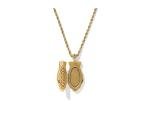 Kendra Scott Vintage Gold Pendant Necklace 