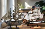 Pirate Ship Model: Black Pearl & USS Constitution