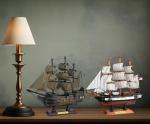 Pirate Ship Model: Black Pearl & USS Constitution