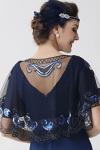 1920s Beaded Shawl Wrap for Elegant Occasions