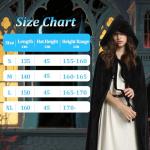 Velvet Hooded Cloak for Women