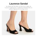 Coach Black Suede Sandal Pump for Women