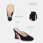 Coach Black Suede Sandal Pump for Women