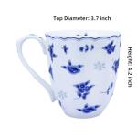 Blue Floral Bone China for Tea Lovers