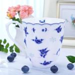 Blue Floral Bone China for Tea Lovers