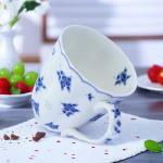 Blue Floral Bone China for Tea Lovers