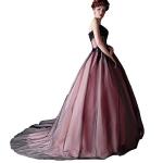Elegant Black Tulle Lace Ball Gown Dress