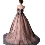 Elegant Black Tulle Lace Ball Gown Dress