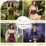 Lace-Up Underbust Corset Belt 