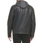 Calvin Klein Motorcycle Jacket with Hoodie