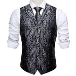 Paisley Silk Vest and Tie Set for Men
